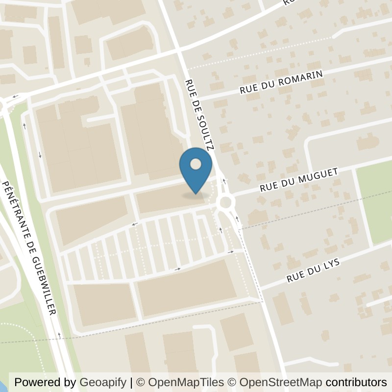Map: location of Fitness Park Wittenheim in Wittenheim