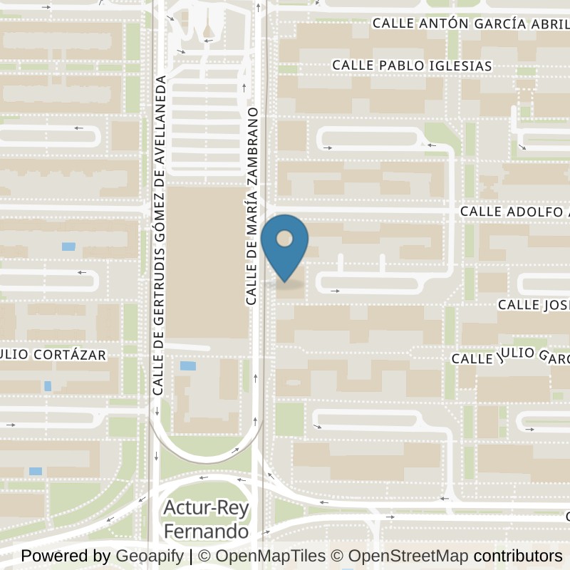 Map: location of Fitness Park Zaragoza - Actur in Zaragoza