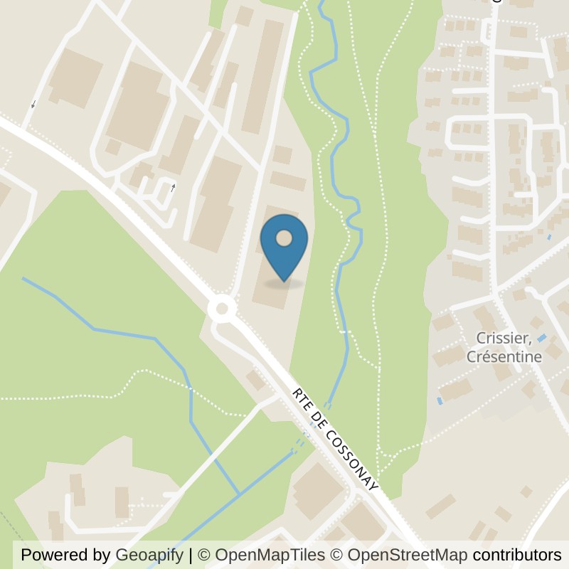 Map: location of Fitness Passion in Crissier