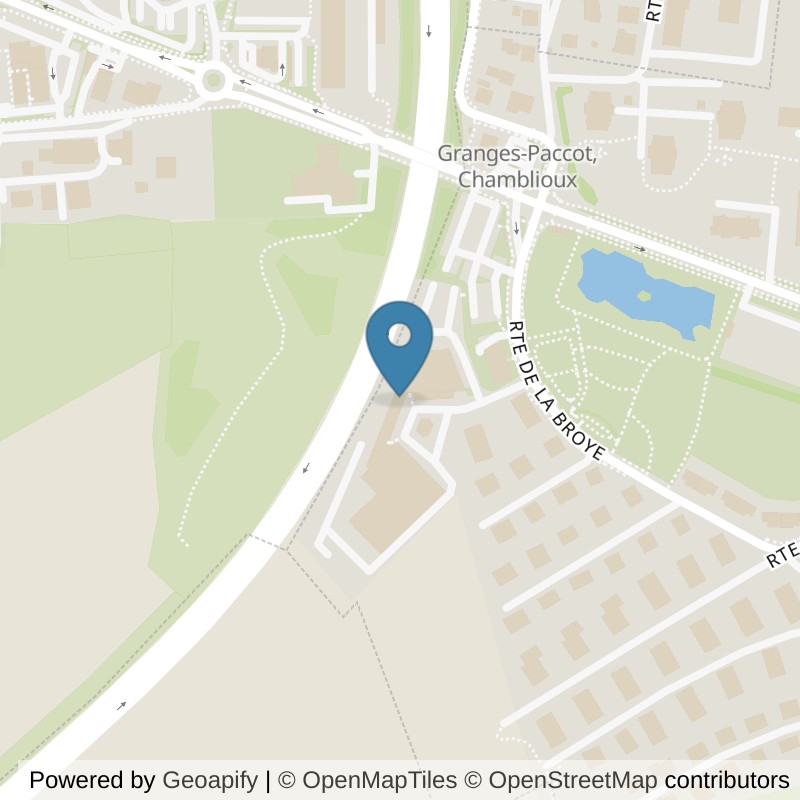 Map: location of EVO Fitness Fitness Revolution in Fribourg