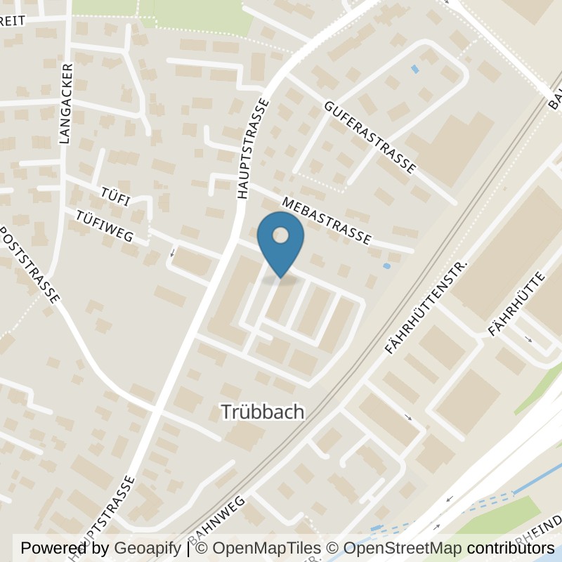 Map: location of Fitness United in Trübbach