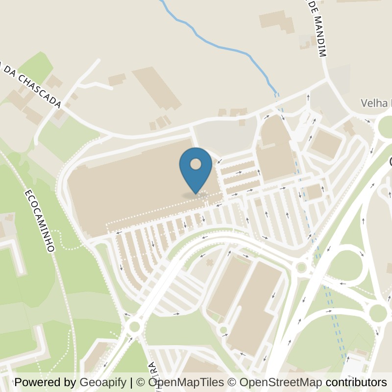 Map: location of Fitness UP Auchan Maia in Cidade da Maia