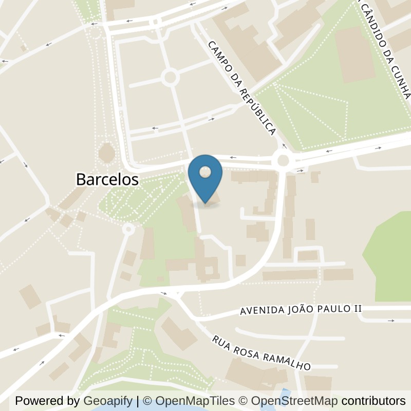 Map: location of Fitness UP Barcelos in Barcelos