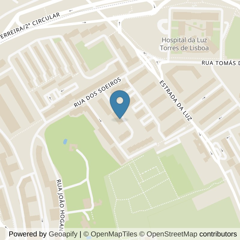 Map: location of Fitness UP Benfica in Lisboa
