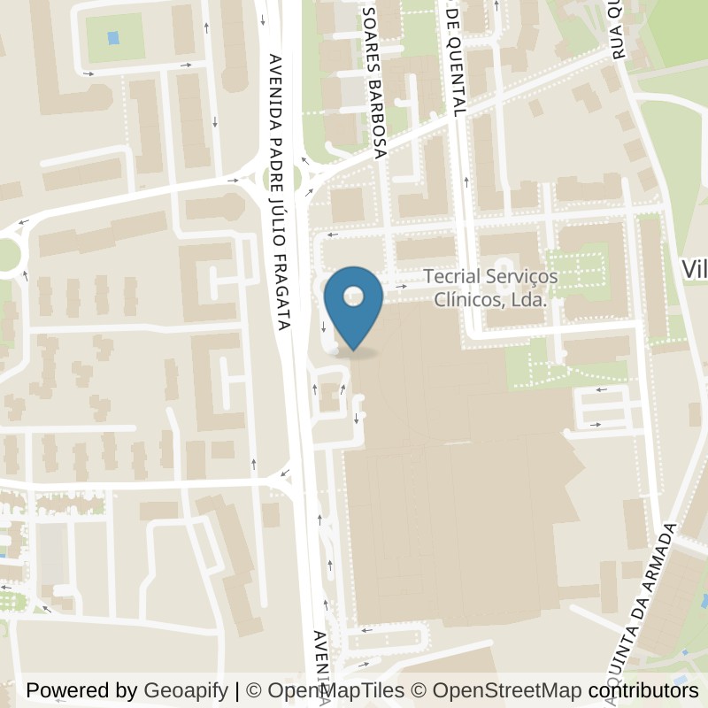 Map: location of Fitness UP Braga Parque in Braga