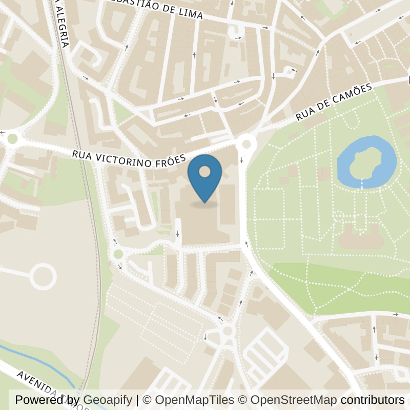 Map: location of Fitness UP Caldas da Rainha in Caldas da Rainha