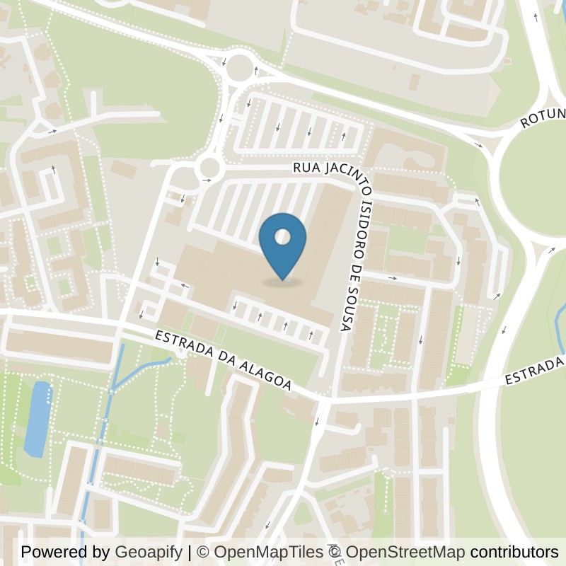 Map: location of Fitness UP Carcavelos in Carcavelos