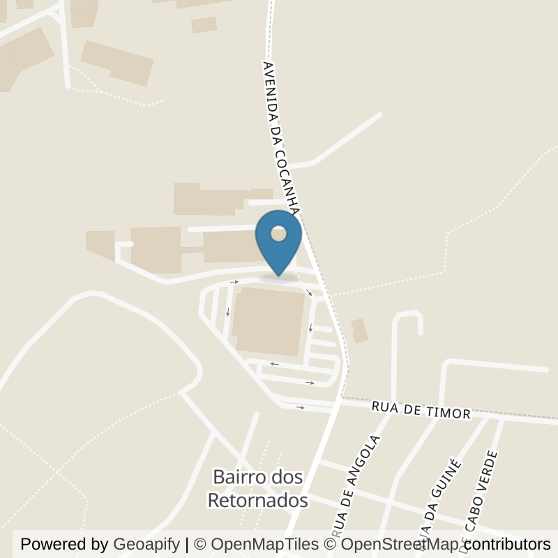 Map: location of Fitness UP Chaves in Chaves