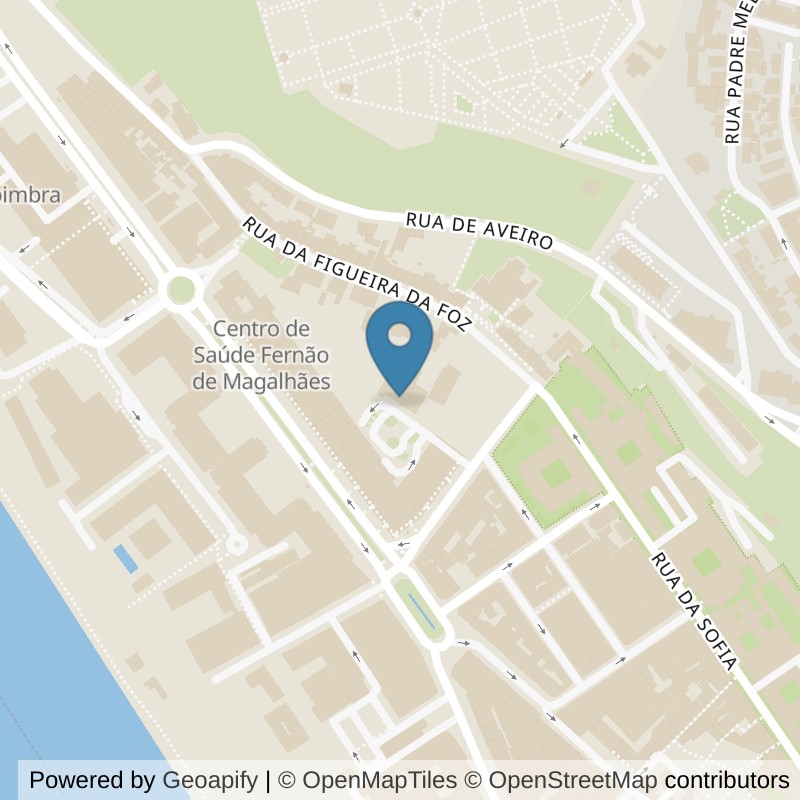 Map: location of Fitness UP Coimbra in Coimbra