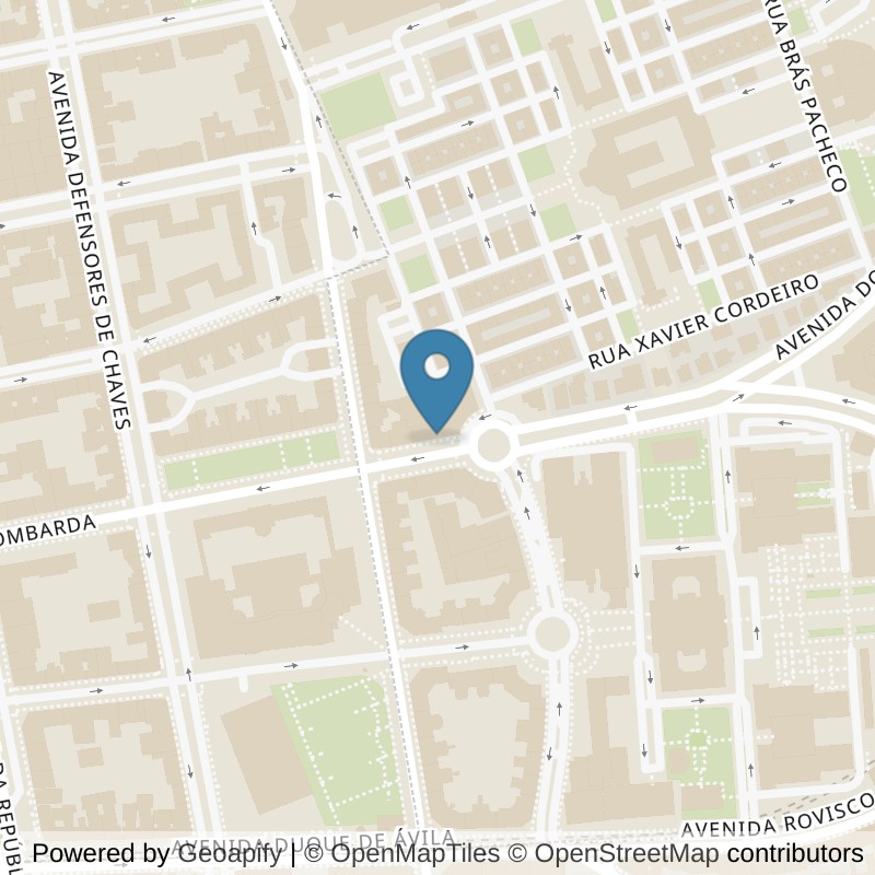 Map: location of Fitness UP Lx - Arco do Cego in Lisboa