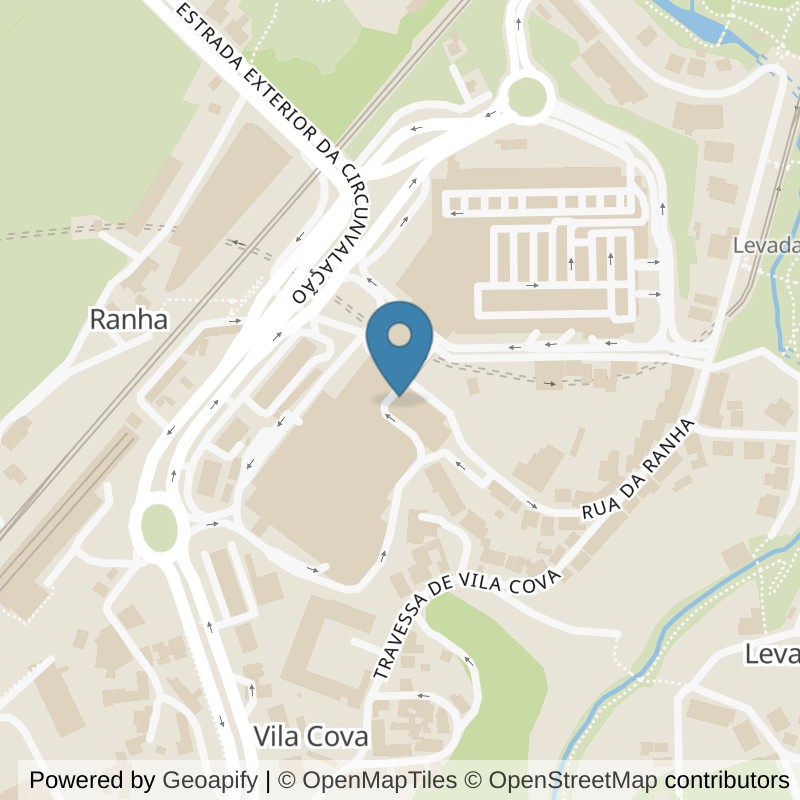 Map: location of Fitness UP Parque Nascente in Rio Tinto