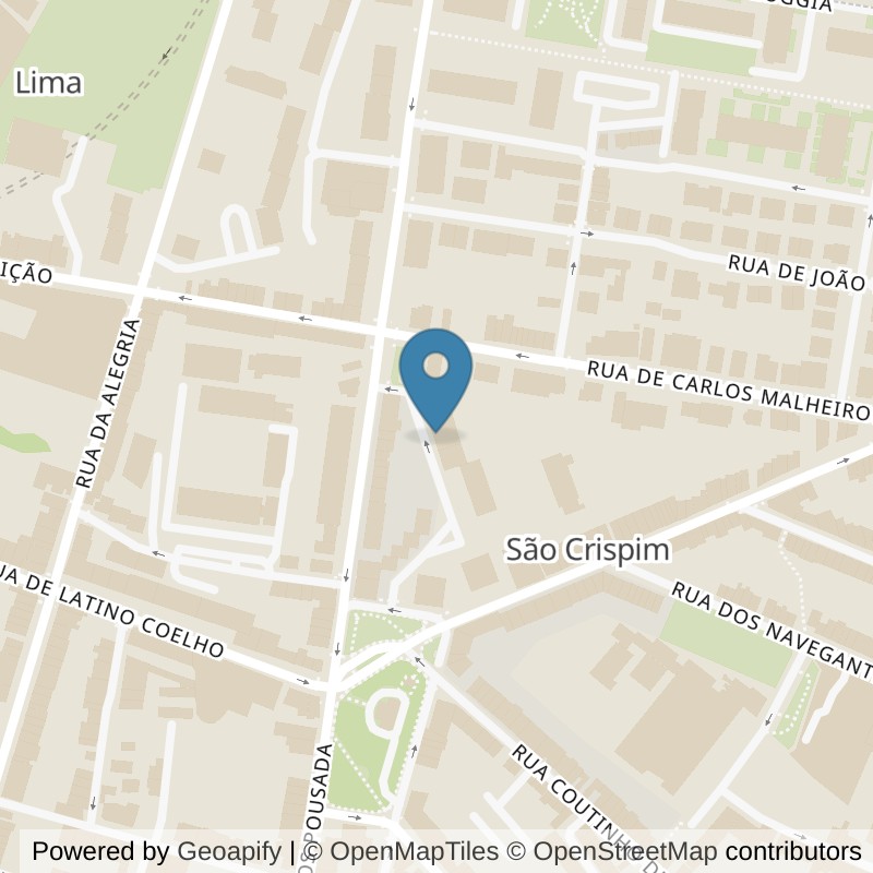 Map: location of Fitness UP Porto - Constituição in Porto