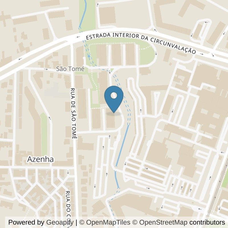 Map: location of Fitness UP Porto - São João - Amial in Porto