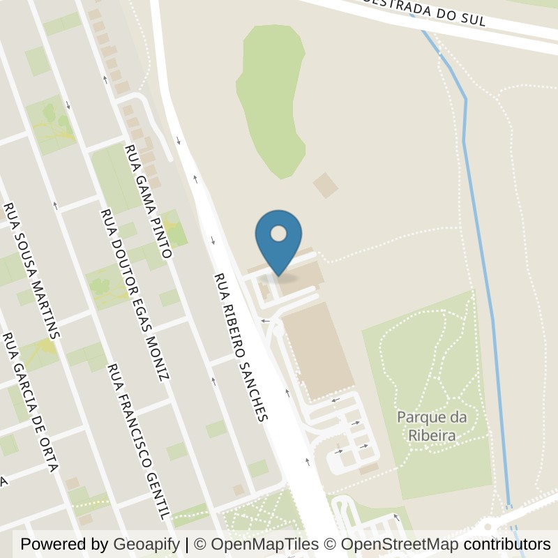 Map: location of Fitness UP Quinta do Conde in Quinta do Conde