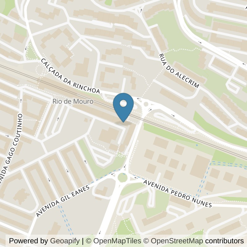 Map: location of Fitness UP Rio de Mouro in Rinchoa