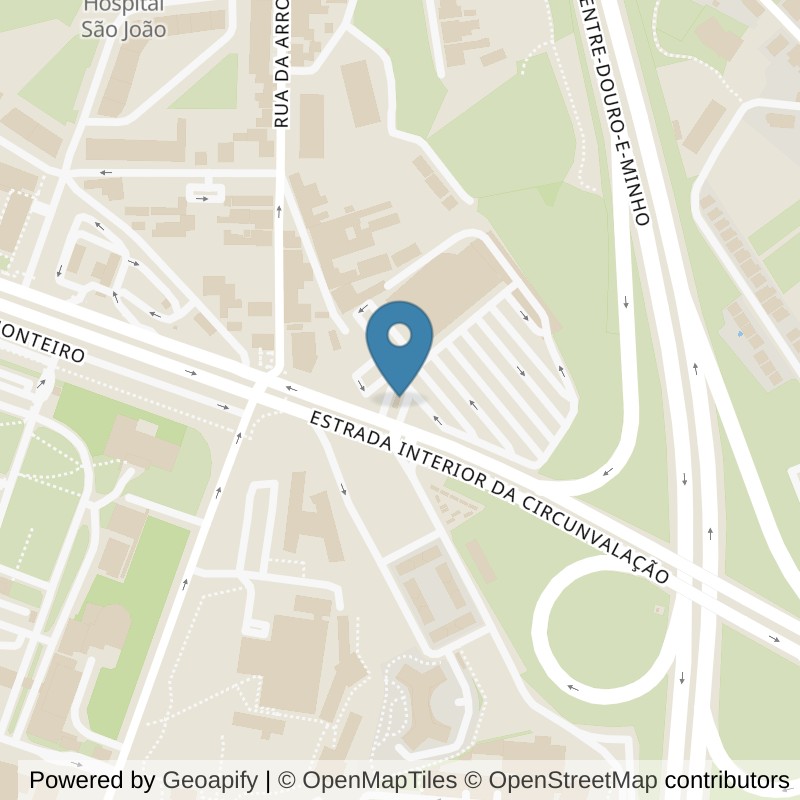 Map: location of Fitness UP Porto - São João in Porto