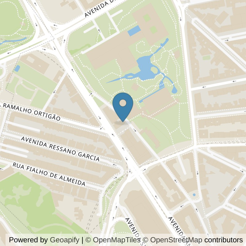 Map: location of Fitness UP Lx - São Sebastião in Lisboa