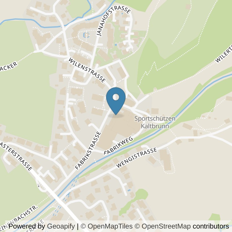 Map: location of Fitness Vital in Kaltbrunn