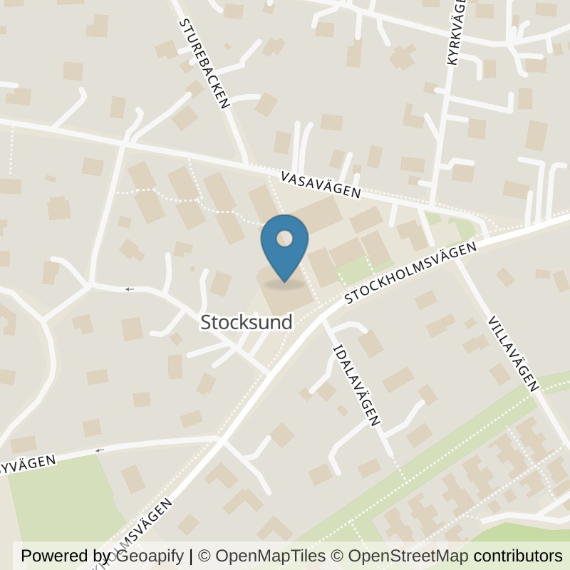 Map: location of Fitness24Seven Danderyd Stocksund C in Danderyd