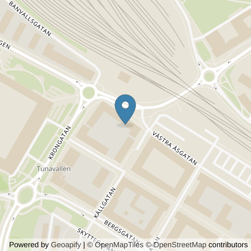 Map: location of Fitness24Seven Eskilstuna Nyfors in Eskilstuna