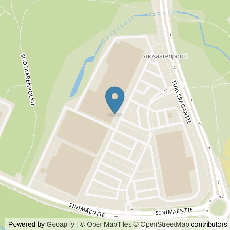 Map: location of Fitness24Seven Espoo Laajalahti in Espoo