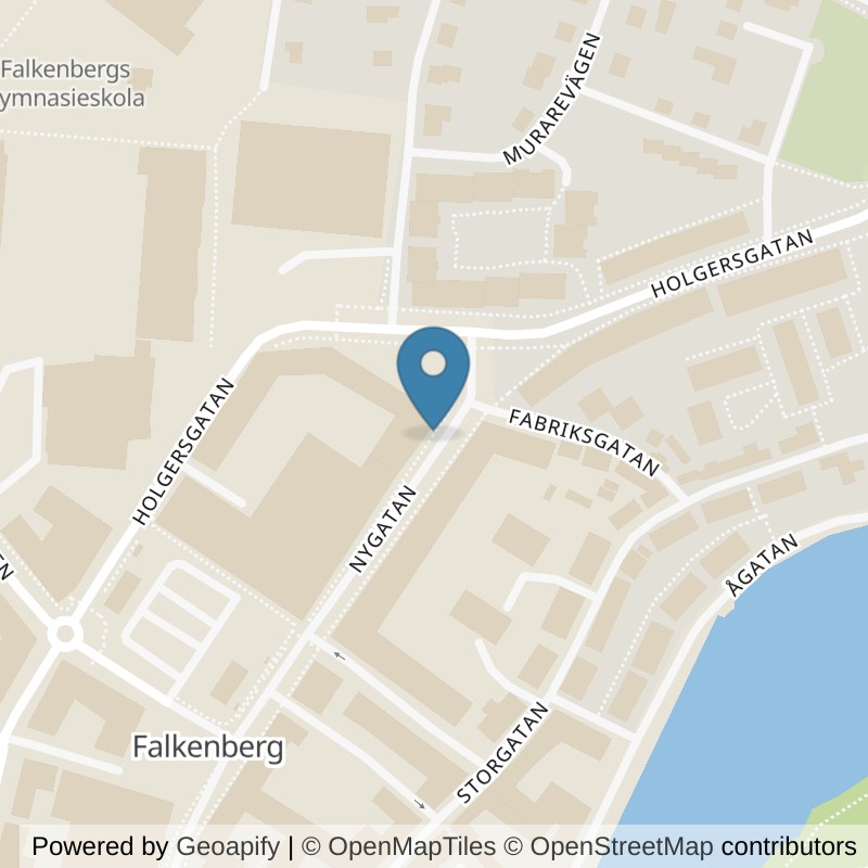 Map: location of Fitness24Seven Falkenberg in Falkenberg