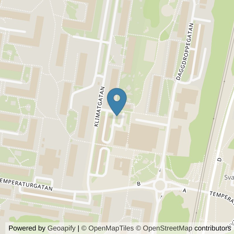 Map: location of Fitness24Seven Göteborg Länsmanstorget in Göteborg