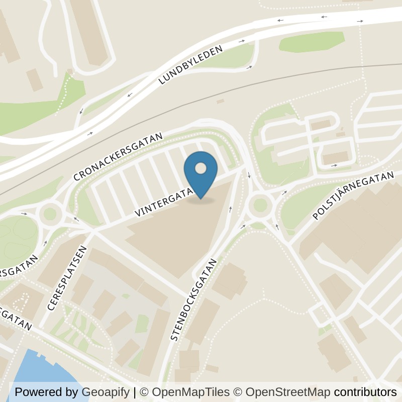 Map: location of Fitness24Seven Göteborg Sannegården in Göteborg