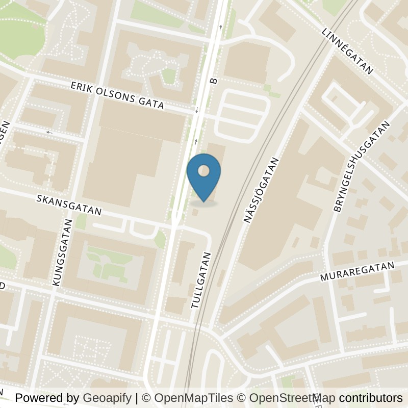 Map: location of Fitness24Seven Halmstad Gamletull Group in Halmstad