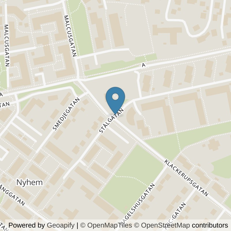 Map: location of Fitness24Seven Halmstad Rundan in Halmstad