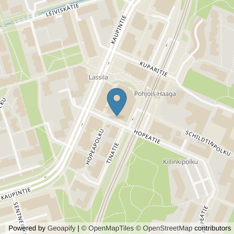 Map: location of Fitness24Seven Helsinki Lassila in Helsingfors