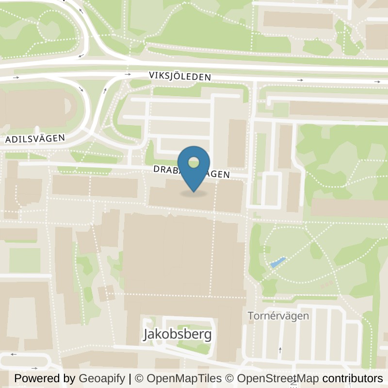 Map: location of Fitness24Seven Järfälla Jakobsberg in Järfälla