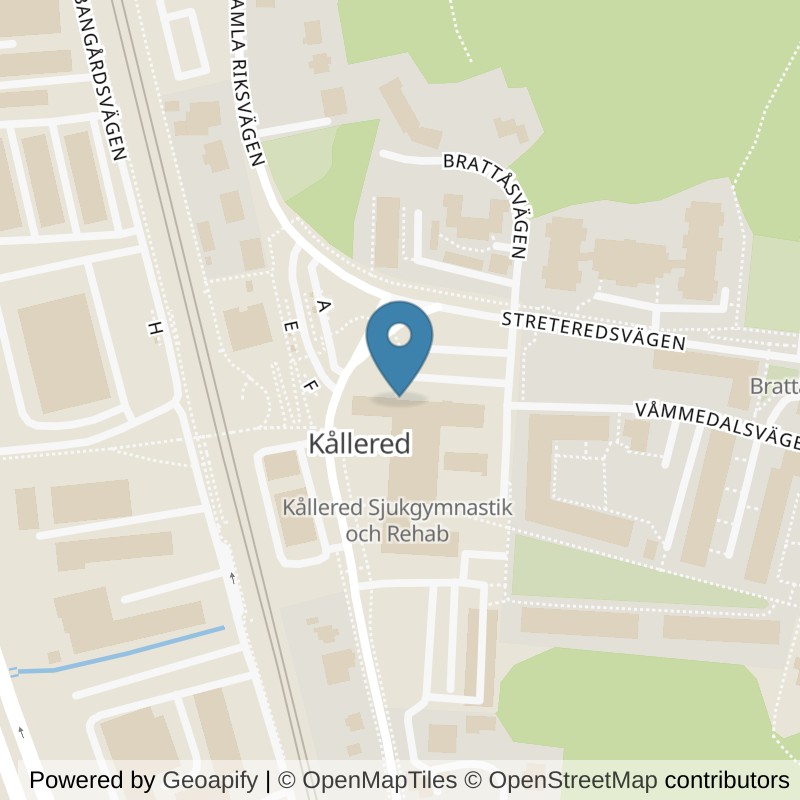 Map: location of Fitness24Seven Mölndal Kållered in Kållered