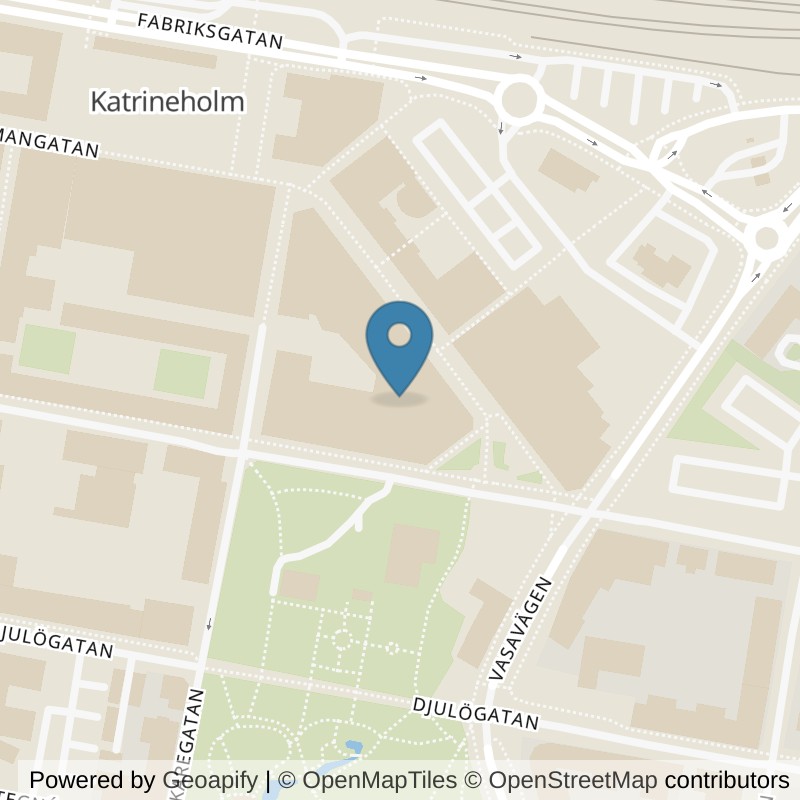 Map: location of Fitness24Seven Katrineholm Centrum in Katrineholm