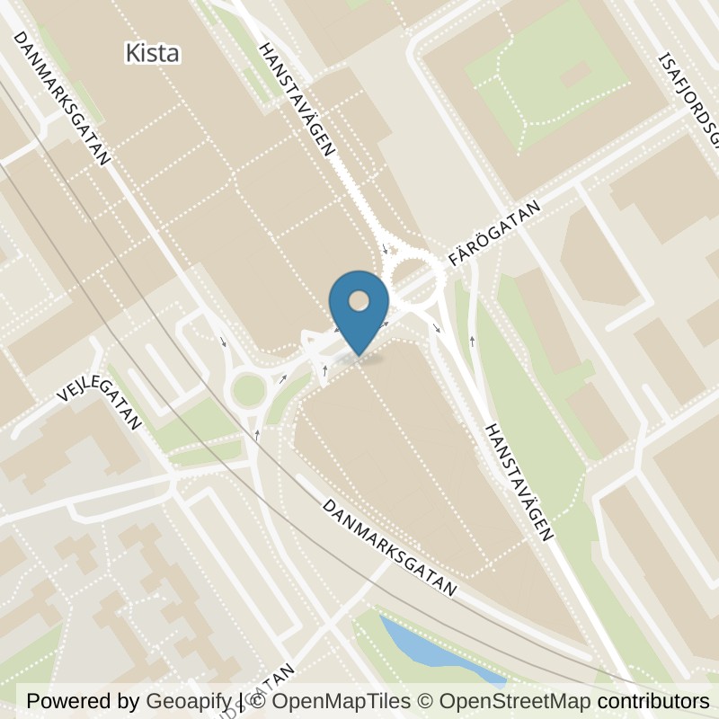 Map: location of Fitness24Seven Kista Centrum GROUP in Kista