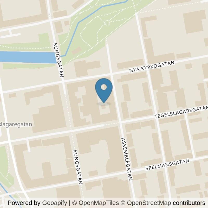 Map: location of Fitness24Seven Kristinehamn Centrum in Kristinehamn