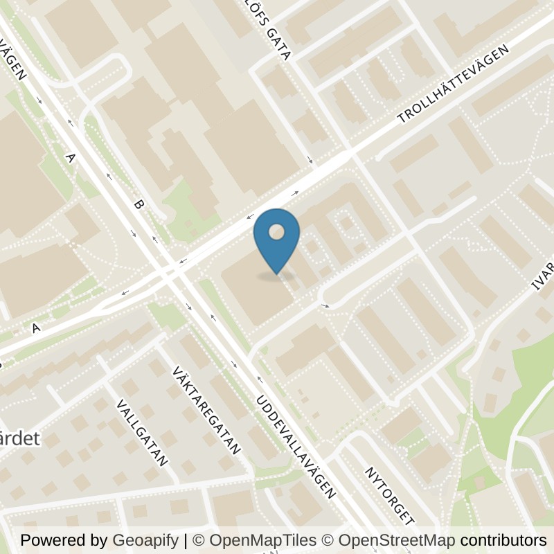 Map: location of Fitness24Seven Kungälv Centrum in Kungälv