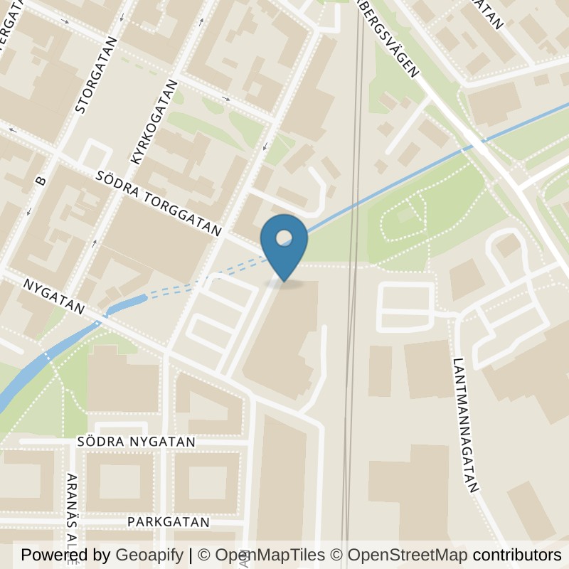 Map: location of Fitness24Seven Kungsbacka Centrum in Kungsbacka