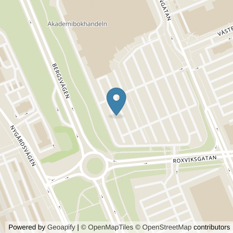 Map: location of Fitness24Seven Linköping Skäggetorp C in Linköping