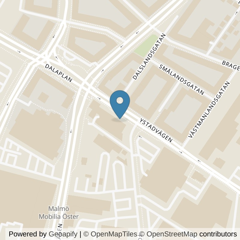 Map: location of Fitness24Seven Malmö Dalaplan Group in Malmö