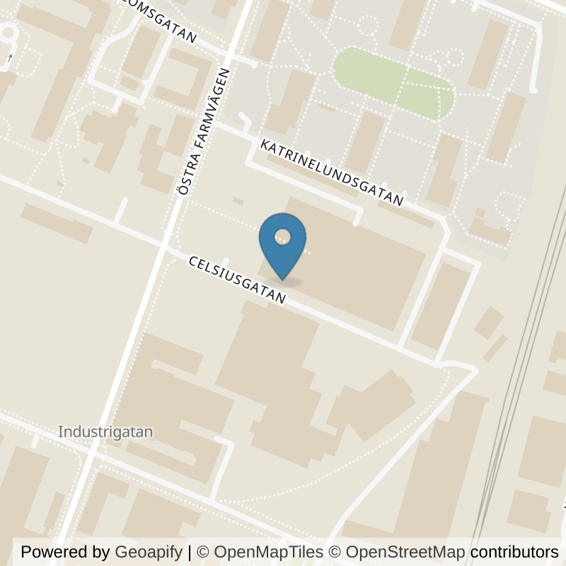Map: location of Fitness24Seven Malmö Katrinelund Group in Malmö