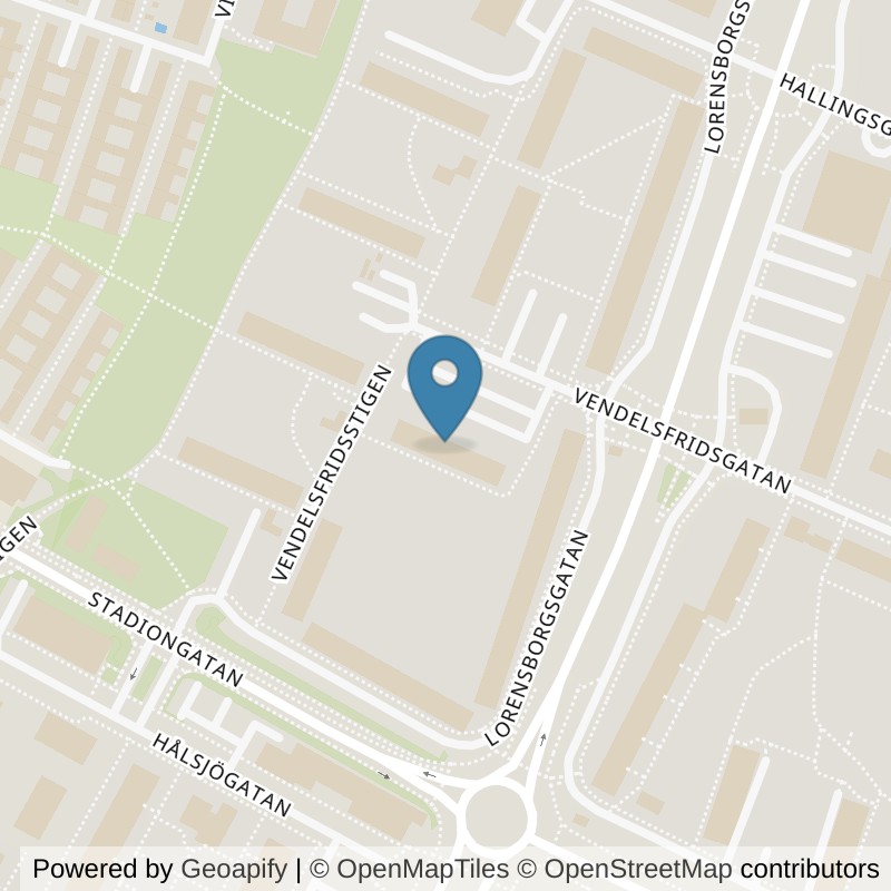 Map: location of Fitness24Seven Malmö Lorensborg in Malmö