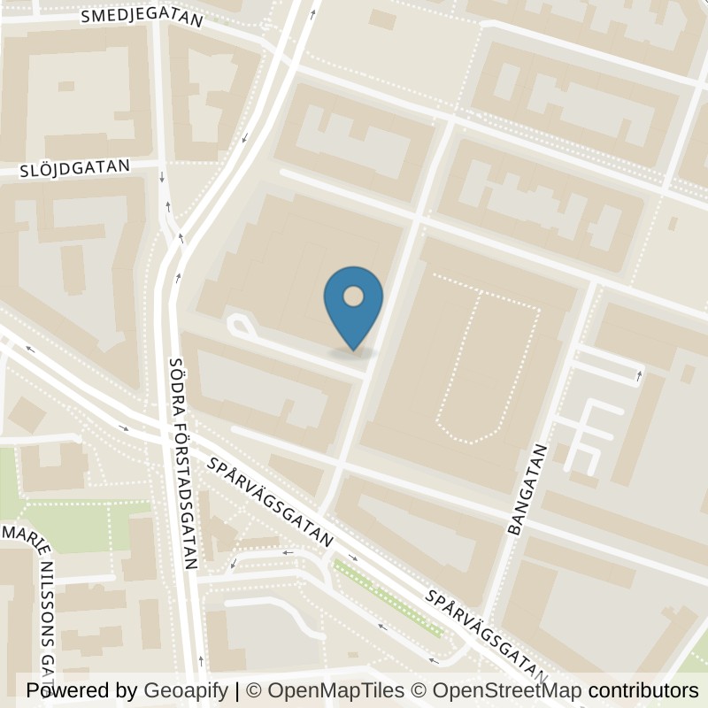 Map: location of Fitness24Seven Malmö Möllevången in Malmö