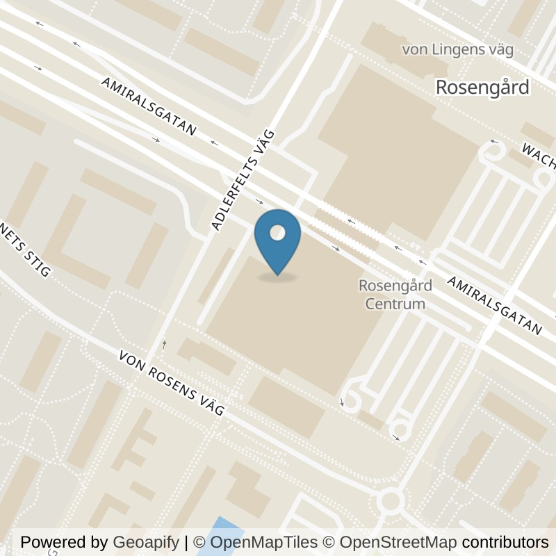 Map: location of Fitness24Seven Malmö Rosengård C Group in Malmö