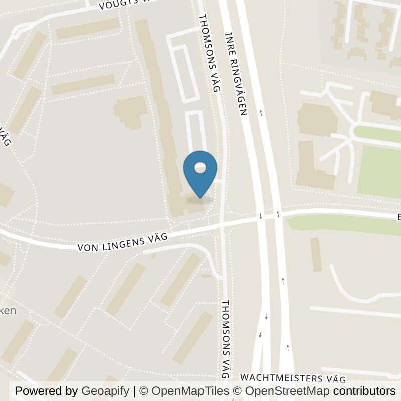 Map: location of Fitness24Seven Malmö Rosengård in Malmö