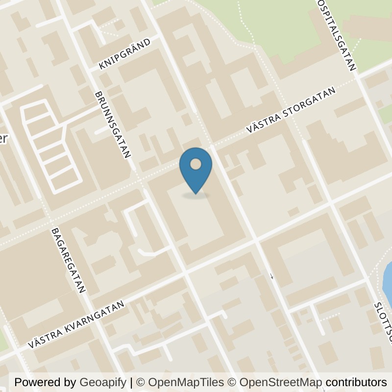 Map: location of Fitness24Seven Nyköping Centrum in Nyköping