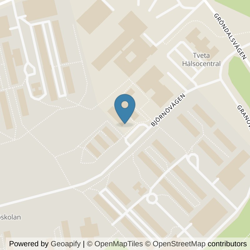 Map: location of Fitness24Seven Södertälje Hovsjö in Södertälje