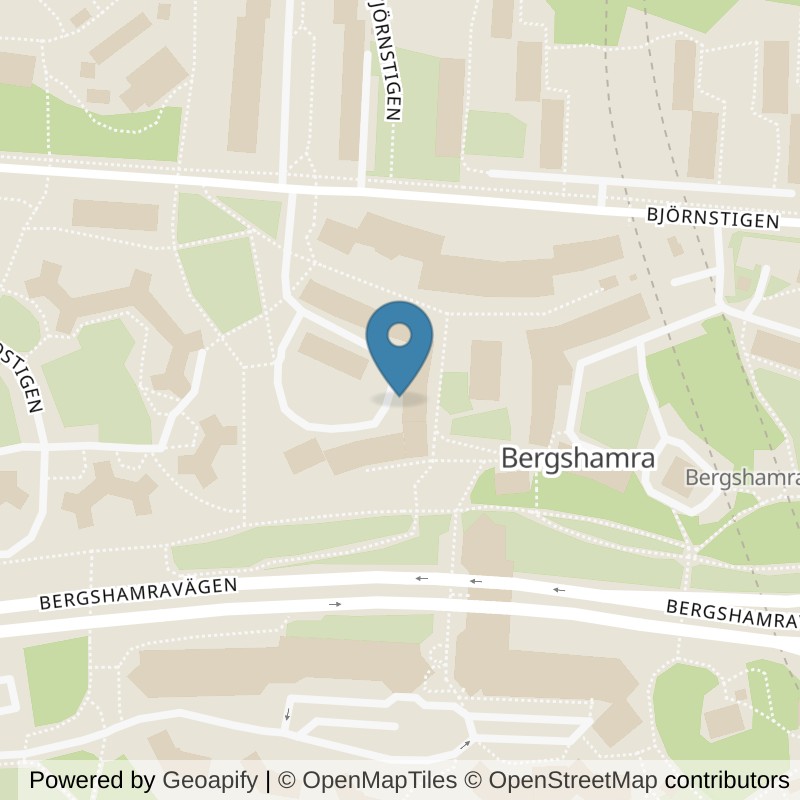 Map: location of Fitness24Seven Solna Bergshamra C in Solna