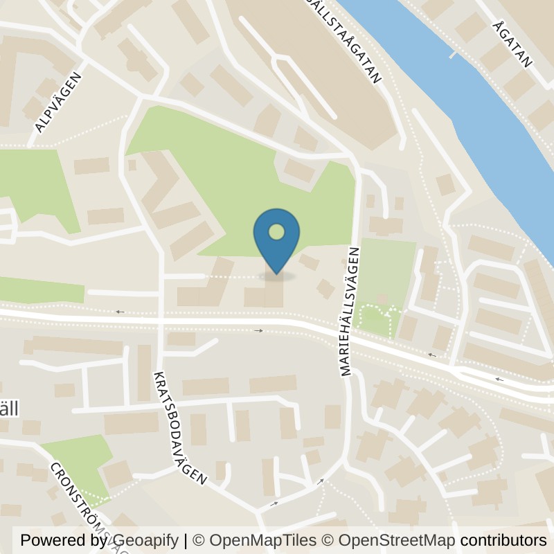 Map: location of Fitness24Seven Bromma Mariehäll in Stockholm