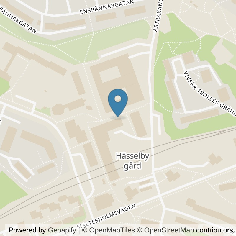 Map: location of Fitness24Seven Stockholm Hässelby Torg in Stockholm